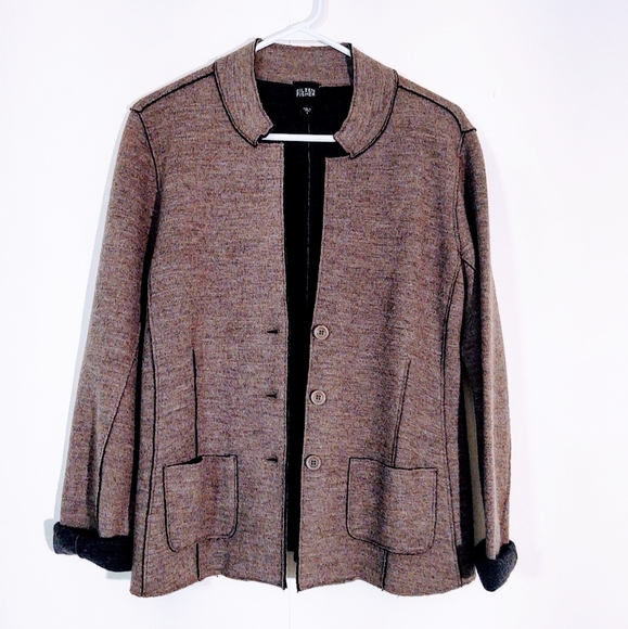 Eileen Fisher lightweight wool Blazer - Picture 1 of 9